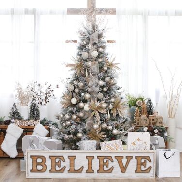 Елегантний новорічний декор Sea Team: набір прикрас на ялинку (60 мм, рожеве золото)