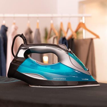 Праска Cecotec Fast&Furious 5040 Absolute: потужність 3100 Вт, 65 г/хв, паровий удар 230 г/хв, підошва Turbo Slide, Eco-режим, захист від протікання, автовимкнення