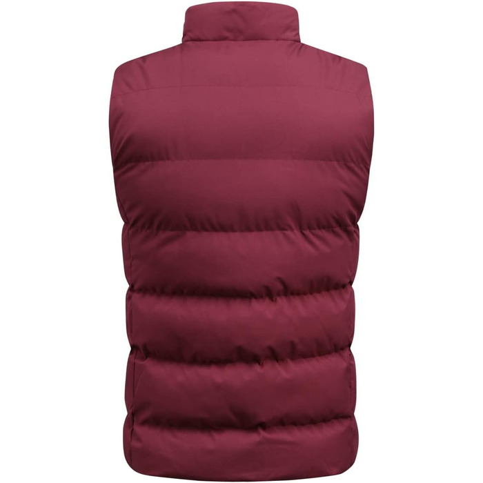 Чоловіча степкова жилетка YOUTHUP для зими, спорту та відпочинку. Тепла безрукавка з коміром, червона, L. Модель LHB-01
