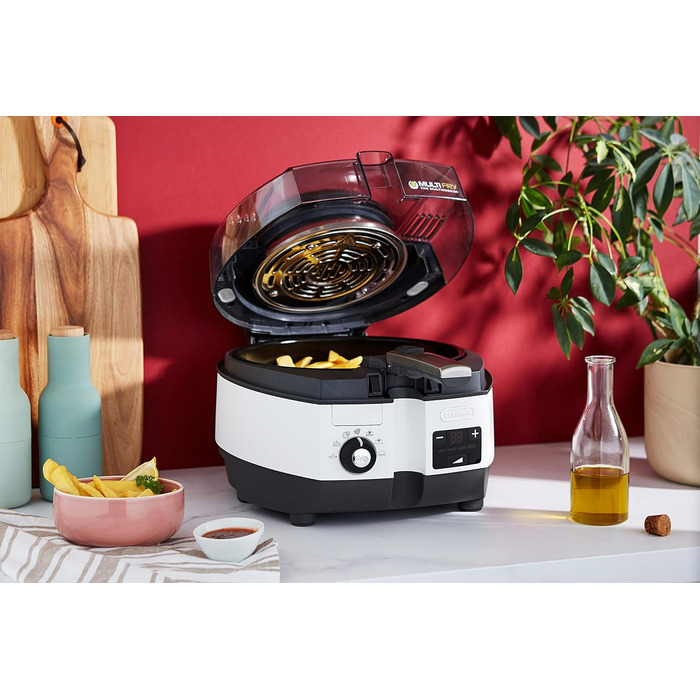 DeLonghi FH1394/2 MultiFry Air Fryer Extra Chef, 1400 W, white, 7 programs