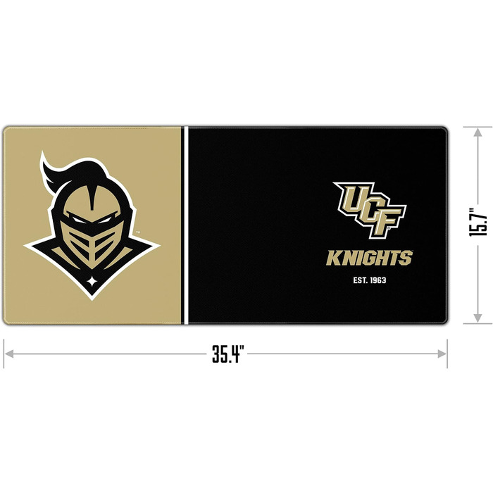 Килимок для миші та підкладка на стіл YouTheFan NCAA Logo Series Central Florida Knights