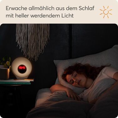 Lumie Sunrise Alarm - Sunrise and Sunset Effect, Alarm Clock, Sounds and Mood Lighting