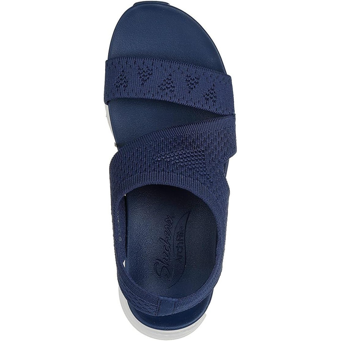 Skechers Cali Фітнес-кросівки жіночі Navy Knit 38 EU з підтримкою склепіння стопи