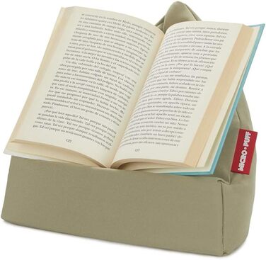 Подушка для планшета, смартфона і електронних книг Balvi Micro Puff зелена, знімний чохол, бавовна, поліестер