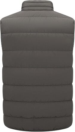 Стьобана жилетка для чоловіків 33,000ft - тепла спортивна жилетка для активного відпочинку, туризму, гольфу та верхової їзди. Водовідштовхуюча, з 4 кишенями, зелено-коричневого кольору, розмір S