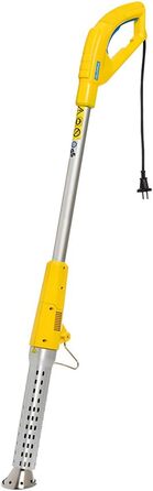 GLORIA Thermoflamm BIO Electro Weed Burner | Electric Weed Eliminator, Weed Torch | Easy & Safe Operation | Heat Protection thanks to Cone Nozzle | For a Weed-Free Garden & Pavement (2000W), yellow