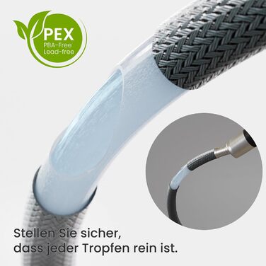 Кухонний змішувач CECIPA висувний, чорний, 360° поворот, міцний, без витоків, легка установка, з витяжною насадкою, матовий чорний