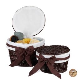 Relaxdays Bath Caddy - 2 Pack