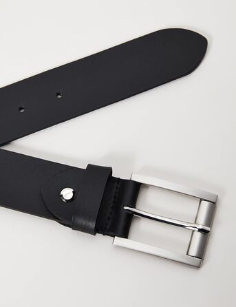 Жіночий ремінь MGM Bellisima шкіряний чорний 85 см