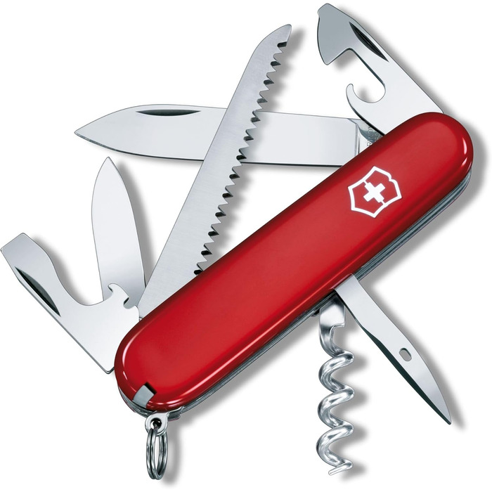 Швейцарський ніж Victorinox Camper: мультитул з 13 функціями (червоний)