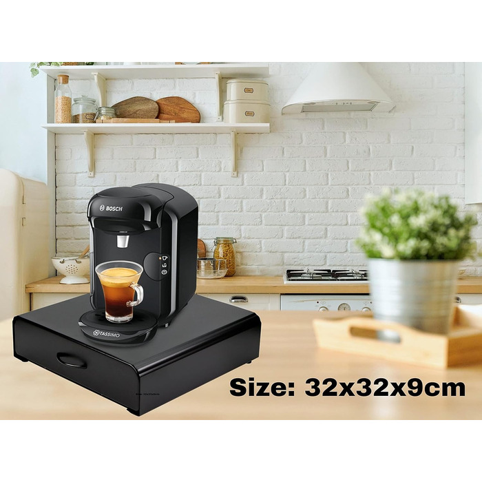 EXZACT Підставка для капсул Tassimo - органайзер для 64 капсул кави, зручний тримач | Підходить для Tassimo