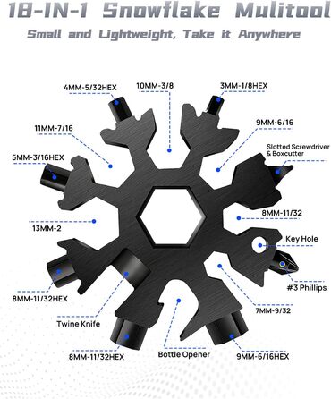 Мультитул BIBURY 12-в-1 для чоловіків: інструмент для кемпінгу, виживання, подорожей та дому