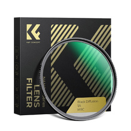 Фільтр K&F Concept Black Mist 1/4 49мм для відео та портретної фотографії (Nano-Xcel)