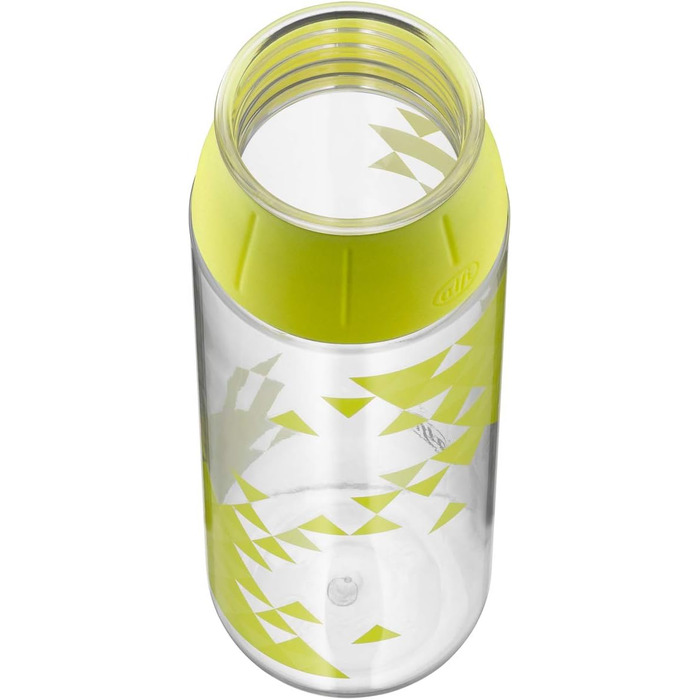 alfi Drinking Bottle Tritan BPA Free, Water Bottle 700ml, tritanBottle Coral, leak-proof, sealed for carbonated drinks, dishwasher safe, 5495.110.070 Bottle for Togo, school, sports, hiking, leisure (Triangle Green)