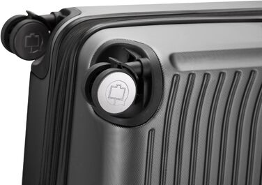 Набір валіз Hauptstadtkoffer Mitte (S+M+L) - 3 шт. (55, 68, 77 см), ABS, TSA, графітовий колір