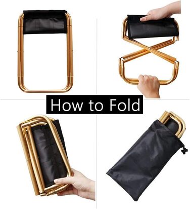 Складний туристичний стільчик ProLeo для відпочинку на природі: кемпінг, рибалка, пікнік, сад, пляж