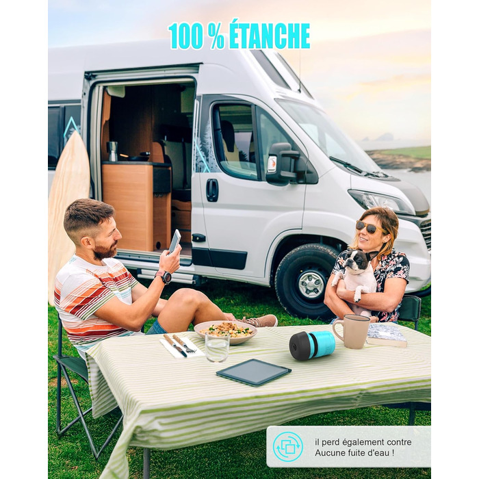 Складана пляшка для води для собак Lesotc, 520 мл, блакитний колір, для прогулянок та подорожей