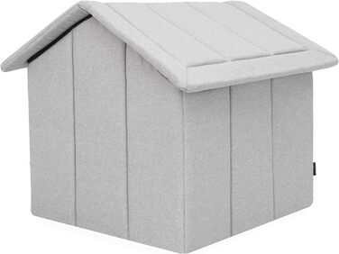 Будинок для собак та котів середнього розміру - Graphit, 60x55x60 см [R4 / XL] - Знімний дах, для дому
