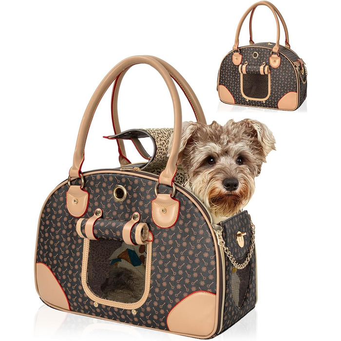 Транспортна сумка для собак та котів, 42 x 18 x 31 см, до 4 кг, для подорожей