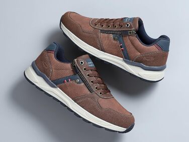 ARRIGO BELLO Кросівки для чоловіків, коричневі, на блискавці, трекінгові, зручні, 41-46 EU