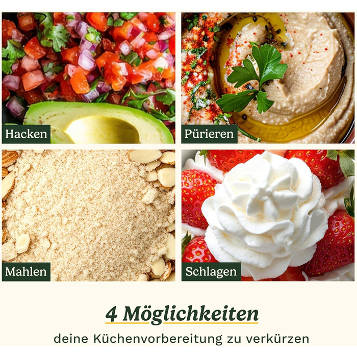 Cuisinart Pixie Chopper: Зеркалеро 0.7л з 2 швидкостями, SmartPower-лезо, BladeLock, компактний, миючий, BPA-free, для соусів, пасти