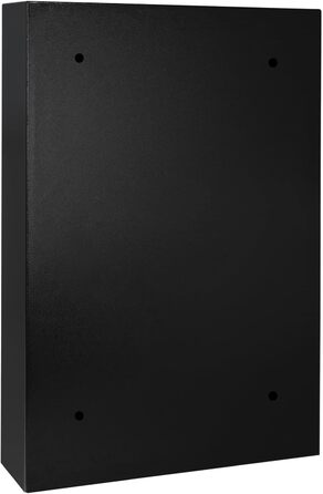 Сейф для ключів HMF з кодовим замком та електронним замком, 30x28x10 см, 132 гачка, чорний