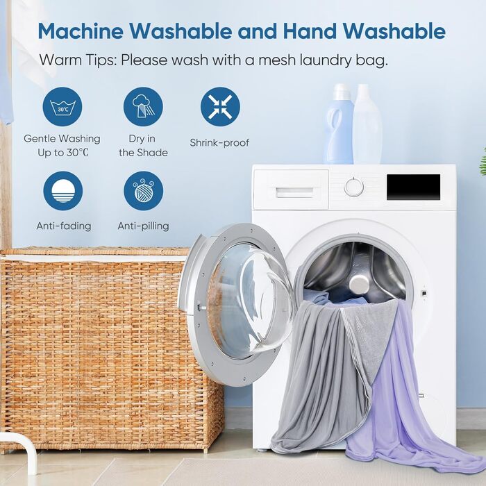 Охолоджуюча ковдра Marchpower Arc-Chill 3.0 з бамбукового волокна 150x200 см, літня двостороння ковдра для дому, дітей та подорожей, фіолетова