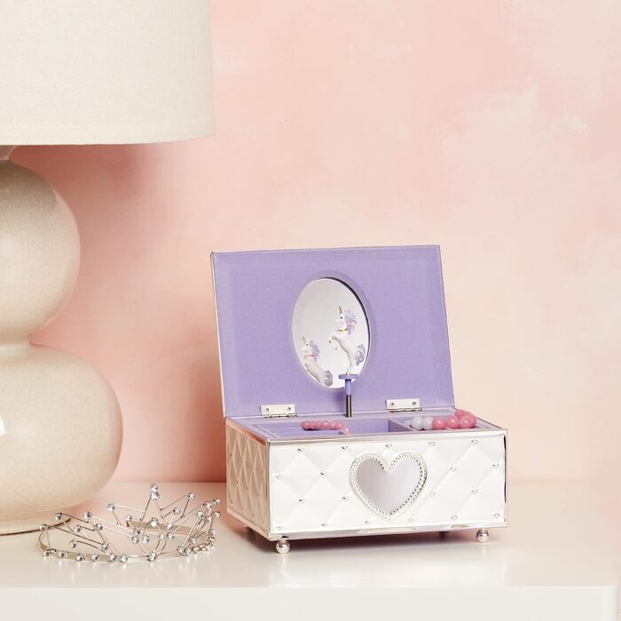 Музична шкатулка у формі єдинорога Lenox Childhood Memories, метал, 2.35 дюйми