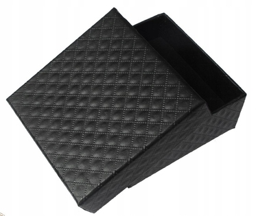 Чоловічий шкіряний браслет Cazz, чорний, хірургічна сталь, 22 см, з гравіюванням