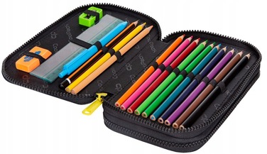 Багатовідсінковий шкільний рюкзак CoolPack, чорний, 21 л