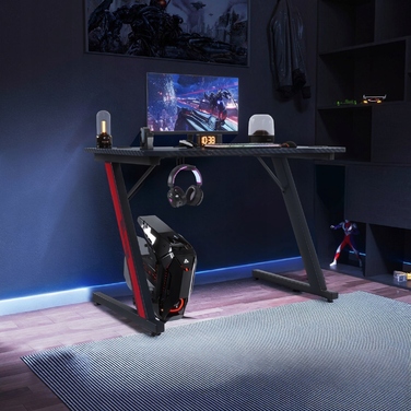 Ігровий стіл із вуглецевого волокна 80 x 52 см, стійка Z-подібна конструкція
