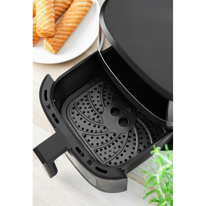 Аерофритюрниця Mozano 5л, потужна безнамастильна фритюрниця 1500 Вт