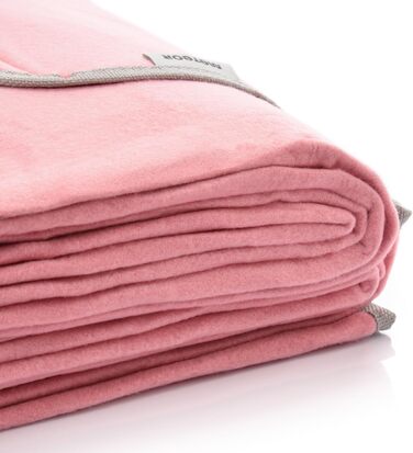 Плед для пікніка Meteor XXL водонепроникний, 200x200 см, Рожевий - термоізоляційний килимок для кемпінгу, пляжу, саду