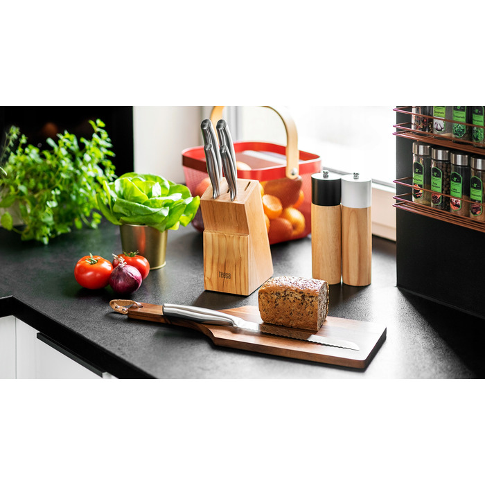 Набір ножів у підставці Teesa, 5 предметів, TSA0204