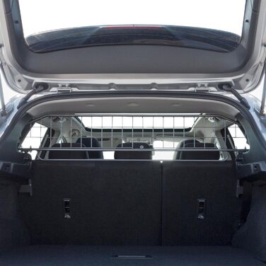 Сітка для собак Travall, сумісна з Nissan Qashqai (2013-2021) та Rogue Sport (2017-2019), з панорамним дахом. Надійна перегородка для багажника, захист від тварин.