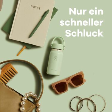 Термос Hydro Flask Micro 200 мл – ізольована міні-пляшка, не протікає, зберігає напої холодними/гарячими до 7 годин, компактний, міцний (Алое)