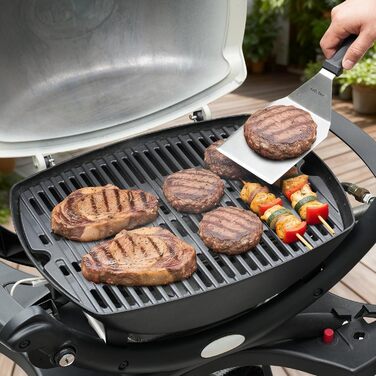 Решітка для гриля Onlyfire з чавуну, сумісна з Weber Q1000, Q120, Q140, Q1200, Q1400 (замінник Weber 7644)