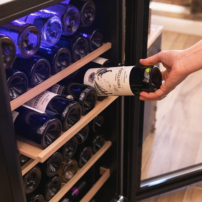 Cecotec Bolero GrandSommelier 36000 Wine Cooler - 95 Liter, Compressor, Touch Control, LED, Black - 36 Bottles