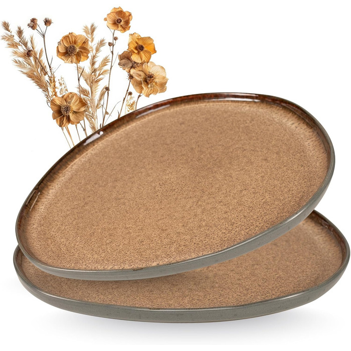 Набір кавових чашок Moritz & Moritz ORGANIC 6 шт. - керамічні чашки з унікальним градієнтом кольору, придатні для миття в посудомийній машині