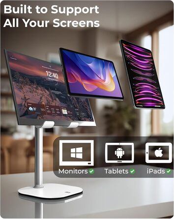 Тримач-підставка для планшета COOPER Tablet Holder Stand, чорний (Frost White)