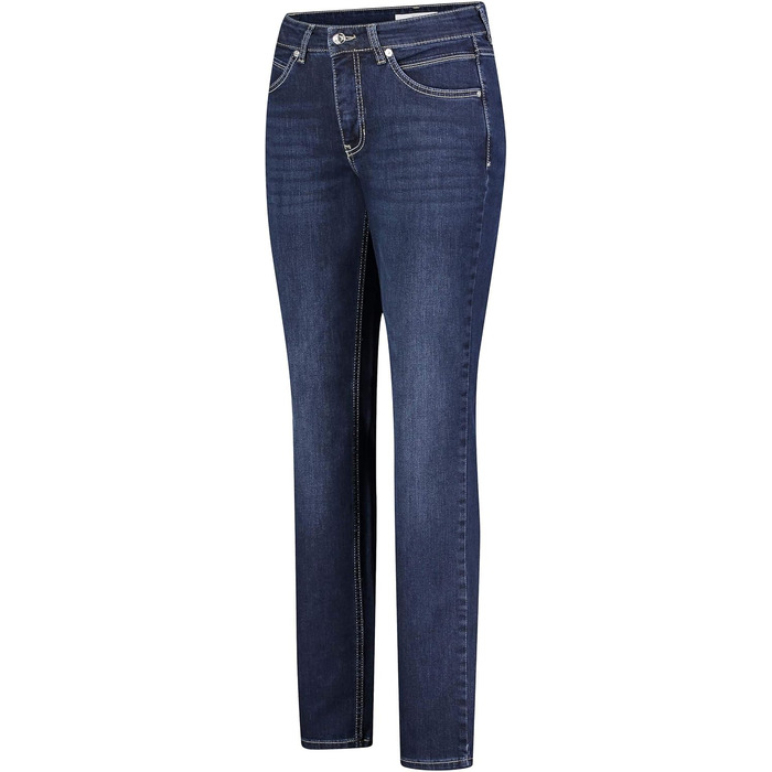 Джинси жіночі MAC Melanie Stretch Denim Grey 42 темно-сині (D845)