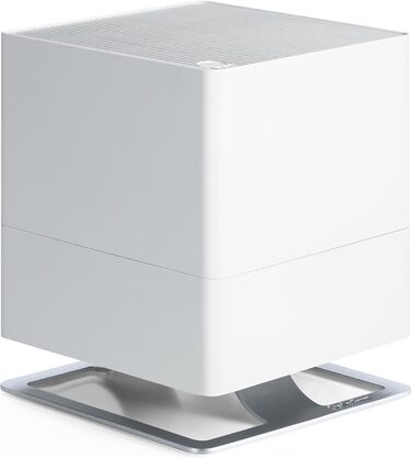 Зволожувач повітря Stadler Form Oskar, енергозберігаючий для кімнат до 50 м², з автовимкненням та нічним режимом, димування LED, дуже тихий, білий