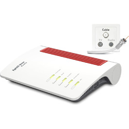 Роутер FRITZ!Box 6670 Cable: Wi-Fi 7, DOCSIS 3.1, Zigbee, LAN 2.5Gbps