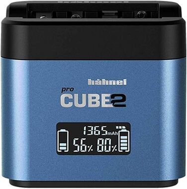 Зарядний пристрій Hähnel ProCube 2 для Panasonic DSLR - зарядка акумуляторів DMW-BLC12, BLF19, BLK22 - EU/UK/USA роз'єми, USB-порти