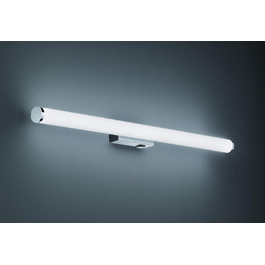 lightling LED Wall Light/Bathroom Light/Mirror Light Leo, Protection Class IP44, in matte black metal, 80.4 x 5.5 x 8.5 cm (80 cm)