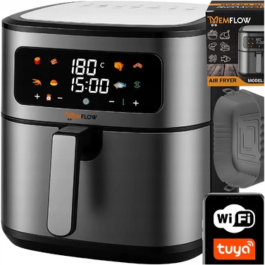 Аерофритюрниця Memflow 8 л, срібляста