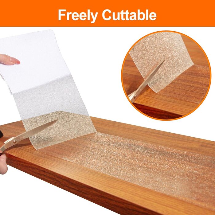 Килимочки на сходи Spurtar Antirutsch, прозорі, самоклеючі, 15 шт., 10 x 60 см