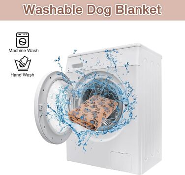 М'яка ковдра для собак та котів, 3 шт. - тепла, флісова, для собак середніх та маленьких порід (відбиток лапки)