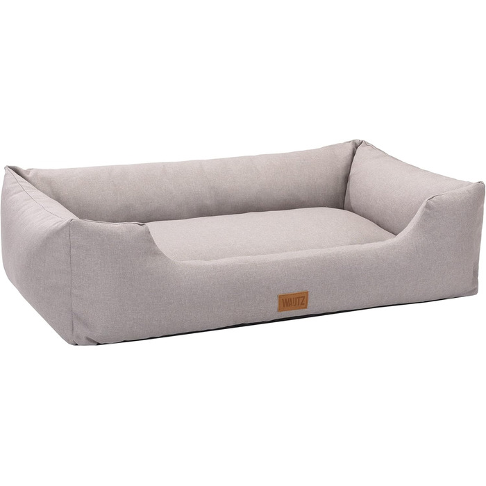 Софа-ліжко для собак MSS e.K. з м'якою оббивкою та знімним велюровим покриттям, 85 x 63 x 25 см. Підходить для великих собак, зручна собача лежанка для цуценят та дорослих собак. Легко миється.