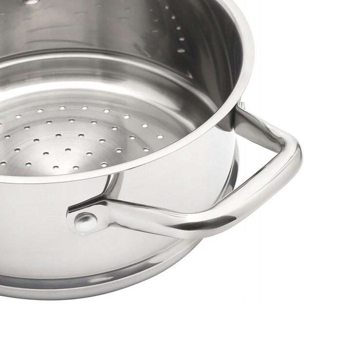 Набір посуду Starke Pro Treviso 10 предметів: каструлі для індукції та газу, сковорода та пароварка